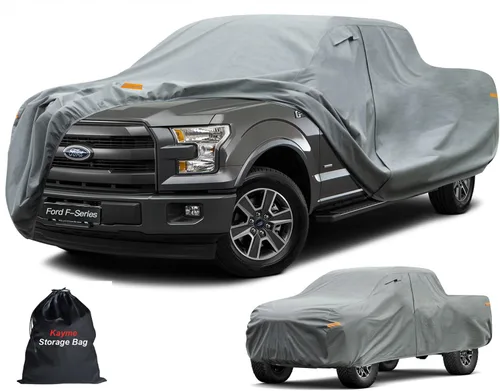 Vista 163 de Kayme Funda de Coche de Servicio Pesado Impermeable para Todo Tipo de Clima, Ajuste Personalizado para Tesla Model S, Cubierta Exterior Completa