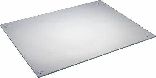 Vista 4 de Clever Chef Shape Variety - Juego de 6 tablas de cortar de vidrio transparente, resistentes a las roturas, duraderas, resistentes a las manchas