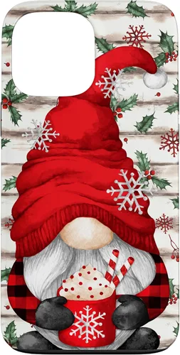 Vista 24 de Cute Christmas Gnome for Women with Hot Cocoa Mug for Xmas Case for iPhone 17