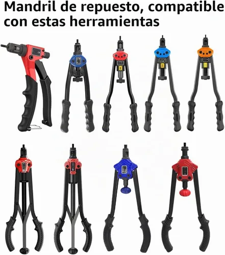 Vista 2 de 10-24 Punta de herramienta de tuerca de remache, mandril de repuesto