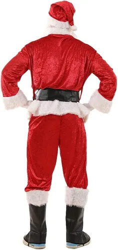 Vista 5 de AERO ARMOR Disfraz de Papá Noel para hombre de Navidad