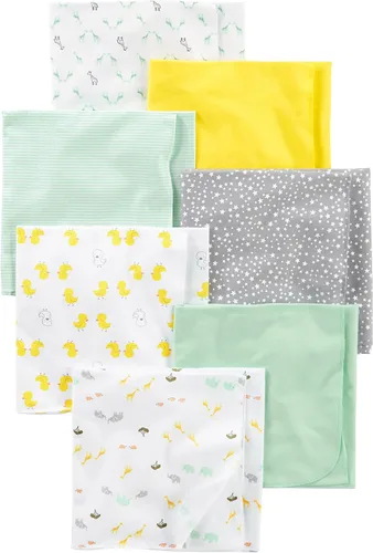 Vista 10 de Simple Joys by Carter's - Paquete de 7 mantas de franela para bebés unisex
