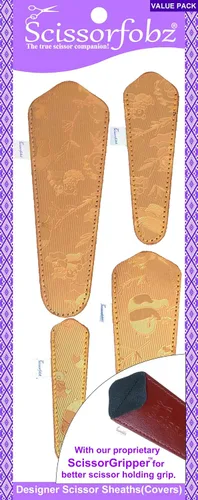 Vista 63 de Fundas protectoras para tijeras de diseño, para pequeñas tijeras de bordado, color verde mar, #SS-7