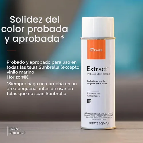 Vista 9 de Sunbrella Extract Oil Stain Remover Spray limpiador de telas 5 onzas