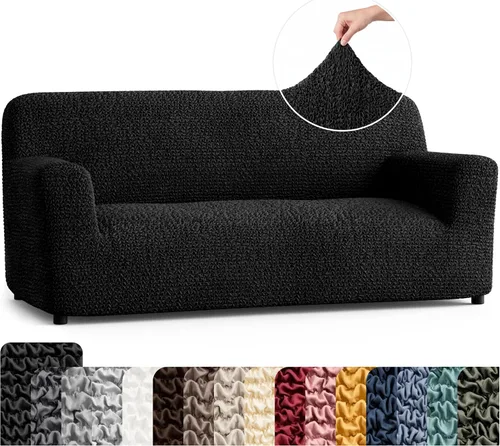 Vista 63 de PAULATO BY GA.I.CO. Funda para Silla - Funda para Sillón - Funda para Sillón - Funda de Tela Suave - Protector de Muebles Elegante de Ajuste Ceniza