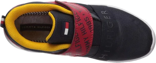 Vista 5 de Tommy Hilfiger Zapatillas de deporte unisex para niños con correa cadete