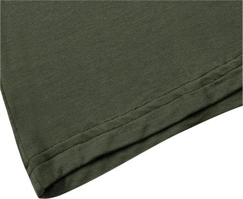 Vista 6 de OThread & Co. Camiseta de manga larga con cuello en V, para mujer, con capa básica, de licra