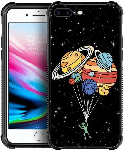 Vista 18 de Funda compatible con Google Pixel 4A 5G, sistema solar de globo alienígena, diseño de patrón increíble, a prueba de golpes, antiarañazos, carcasa