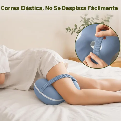 Vista 7 de Almohada de rodilla para personas que duermen de lado, almohada refrescante entre las piernas para dormir de lado, almohada de espuma viscoelástica