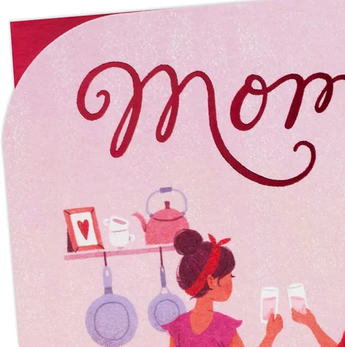 Vista 5 de Hallmark Tarjeta de cumpleaños para mamá de hija (recuerdos favoritos)