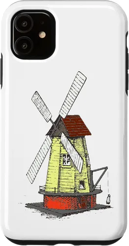 Vista 6 de Funda vintage Windmill para iPhone 12 mini