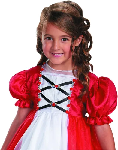 Vista 2 de Secret Fairytale Storybook - Disfraz de caperucita roja para niñas, 7-8