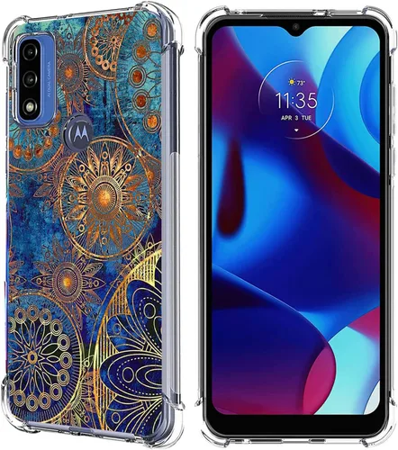 Vista 13 de Funda para Moto G Pure/Moto G Power 2022/Moto G Play 2023, colorida funda protectora de poliuretano termoplástico resistente a los arañazos