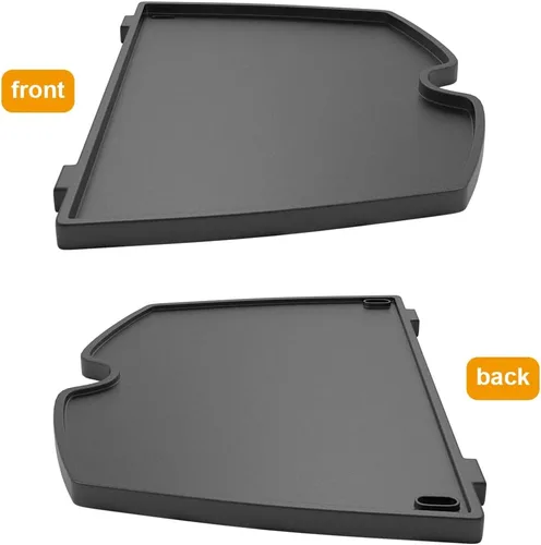 Vista 3 de Rejillas y plancha para Weber (6558 Plancha para Weber Q100 series)