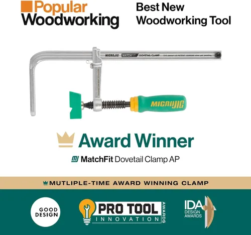Vista 10 de MICROJIG MatchFit Abrazadera AP de cola de milano con almohadilla X, herramienta de sujeción de 2 vías para mesa de enrutador, accesorios CNC