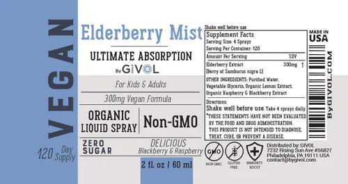 Vista 7 de Extracto líquido orgánico de saúco (Sambucus Nigra) - Fórmula líquida de calidad para niños y adultos - altos niveles de flavonoides, fácil