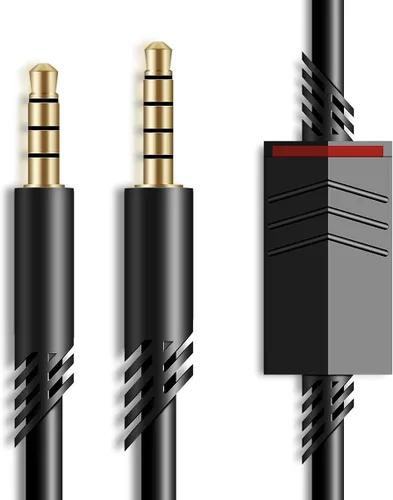 Vista 10 de Cable de repuesto para Astro A40TR con función de silencio en línea, cable de audio para juegos con función de silencio compatible con auriculares