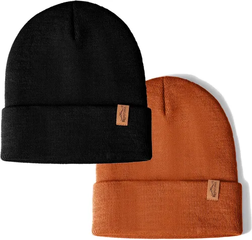Vista 31 de Rajputana 1 y 2 Packs Gorro de invierno unisex de punto para hombre y mujer 2-Camuflaje