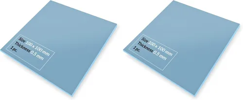 Vista 10 de ARCTIC TP-3: Almohadilla térmica de rendimiento premium, 3.937 x 3.937 x 0.059 in (apilable hasta 0.079 in sin pérdida de rendimiento), 1 pieza