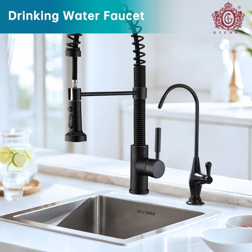 Vista 2 de Grifo de agua potable para fregadero, sistema de filtro de agua para fregadero, adecuado para la mayoría de sistemas de ósmosis inversa o filtración