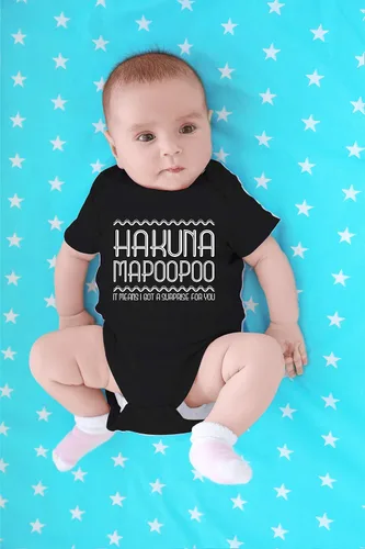 Vista 12 de CBTwear Hakuna Mapoopoo - Ropa de bebé - Divertidos trajes para recién nacidos para niños y niñas