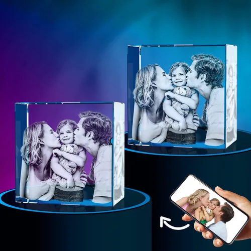 Vista 11 de ArtPix 3D Foto de Cristal, Regalos Personalizados de Navidad para Mujeres, Esposa, Ella, Él, Hombres, Esposo, Abuela, Gran Regalo Personalizado