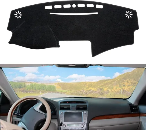 Vista 16 de Alfombrilla para salpicadero compatible con Chevy Tahoe Suburban Denali Avalanche 07-14, GMC Yukon/XL, Chevy Silverado 07-13, GMC Sierra sin altavoz