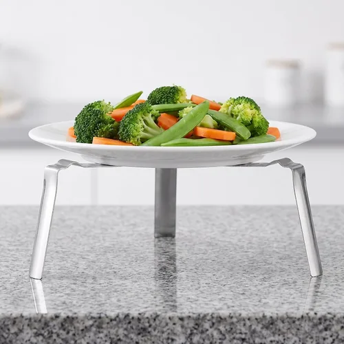 Vista 4 de 8pcs round Stainless Steel Steaming Rack Trivet for Pressure Cooker