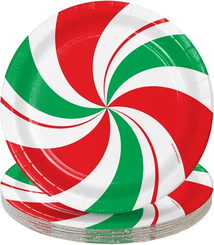 Vista 32 de HOME & HOOPLA Suministros para fiestas de los 80 - Platos de postre de papel cuadrados con íconos totalmente geniales de los años 1980 para 16