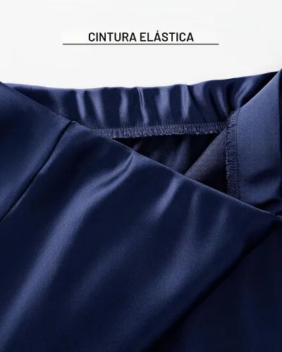 Vista 7 de BTFBM Faldas largas para mujer, trajes de otoño 2026 Azul marino