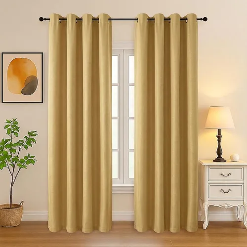 Vista 10 de Simplebrand Juego de 2 paneles de cenefa aguamarina para ventana de cocina de 14 pulgadas de largo, cortinas de oscurecimiento de habitación