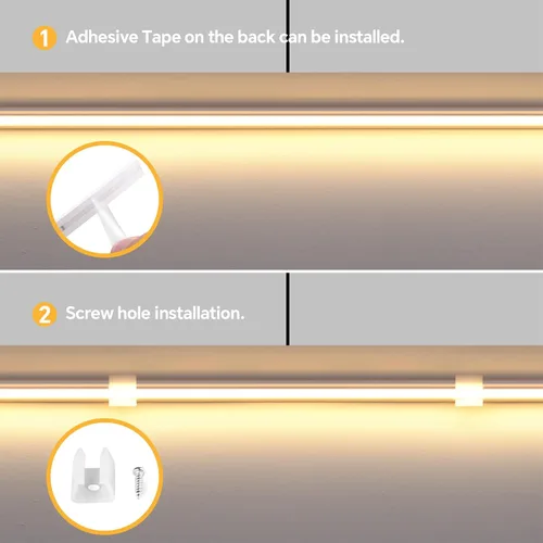 Vista 9 de La cuerda de neón de la MAZORCA del silicón enciende la prenda impermeable flexible 16.4FT cortable Self-Adhesive Dimmable COB Led Strip Lights