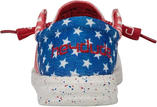 Vista 5 de Hey Dude - Mocasines Wendy de lana con cordones, para mujer, cómodos y ligeros