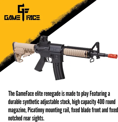 Vista 2 de Game Face Rifle Airsoft con resorte GFR37 Elite Renegade