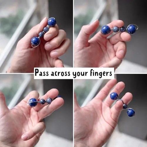 Vista 2 de Crystal Roller Gemstone Finger Toy and Spinner