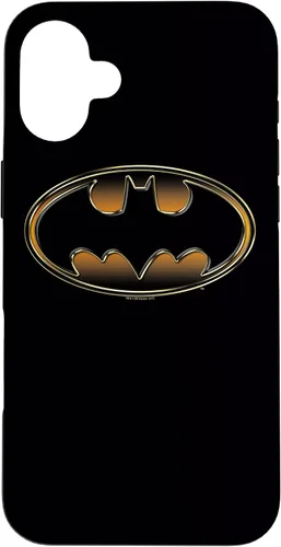 Vista 23 de Batman Funda protectora en relieve negra y dorada para iPhone 17