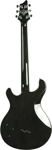 Vista 5 de IYV Guitarra Eléctrica de Cuerpo Sólido de 6 Cuerdas IP-350 TBK PRS, Negro Translúcido