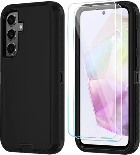Vista 63 de ONOLA Funda compatible con Samsung Galaxy S24 Ultra con protector de pantalla HD, resistente a los golpes y a las caídas, funda de 3 capas