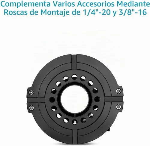Vista 3 de Proaim Adaptador elevador Mitchell con base Euro/Elemac