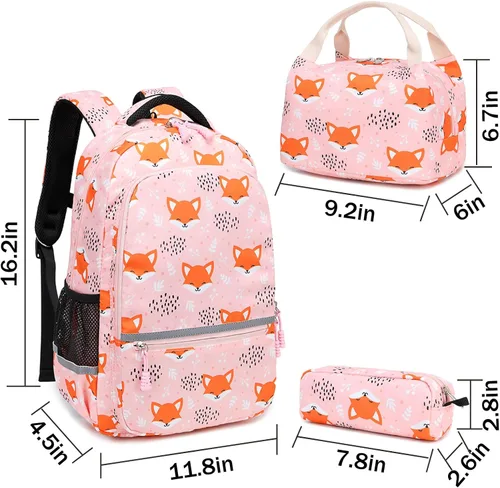 Vista 5 de Mochilas escolares para niñas niños y adolescentes