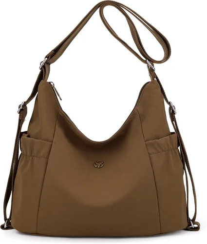 Vista 16 de Mochila Tote Bolso Bandolera de Pana para Mujer, Bolsos de Hombro Convertibles, Bolso de Mano de Diseñador para Universidad, Trabajo
