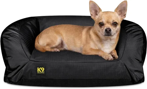 Vista 14 de K9 Ballistics Tough Bolster Cama Sofá Almohada Anidable para Perros para Razas Toy y Extra Pequeñas - Duradera, Resistente al Agua con Funda