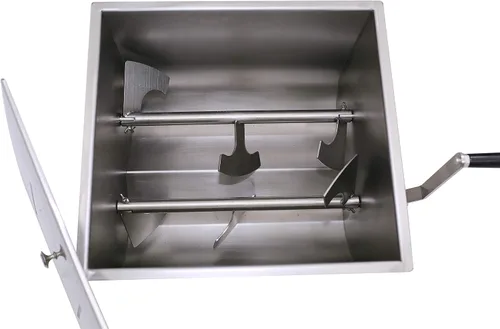 Vista 2 de Hakka - Mezclador manual de carne de doble eje (45 libras/22,5 L)