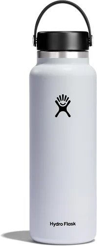 Vista 55 de Hydro Flask Botella de agua – Acero inoxidable aislado – Tapa flexible de boca ancha, antiderrames, a prueba de fugas y recargable en agave de 20