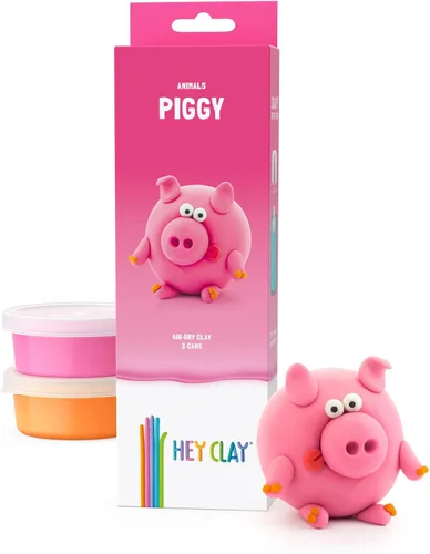Vista 25 de HEY CLAY Forest Animals - Claymate Bear - Kit de arcilla seca al aire con 3 latas y herramientas de escultura con divertidas instrucciones