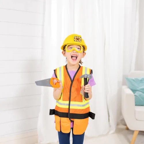 Vista 8 de Melissa & Doug Trabajador de la construcción Juego de rol, Varios