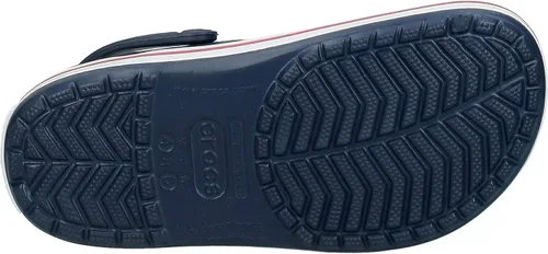Vista 4 de Crocs - Zuecos Crocband para hombre y mujer, azul