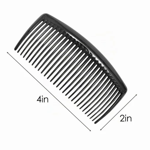 Vista 7 de SourceTon - Paquete de 6 peines franceses, peines laterales de plástico con 29 dientes, peines de clip para el cabello para accesorios de cabello