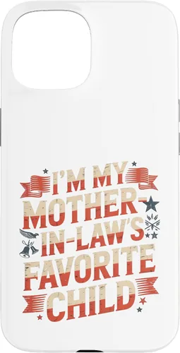 Vista 6 de Im My Mother n Law Favorite Child American Flag Funny Parent Case for iPhone 17