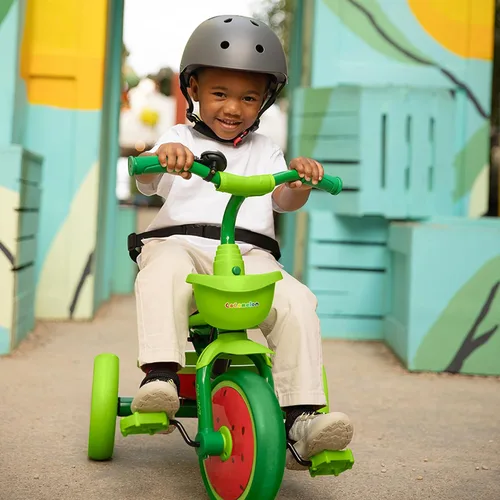 Vista 2 de Jetson Light-Up Trike, Front and Rear Baskets, Multi-Colored LED Lights, Seatbelt and Bell